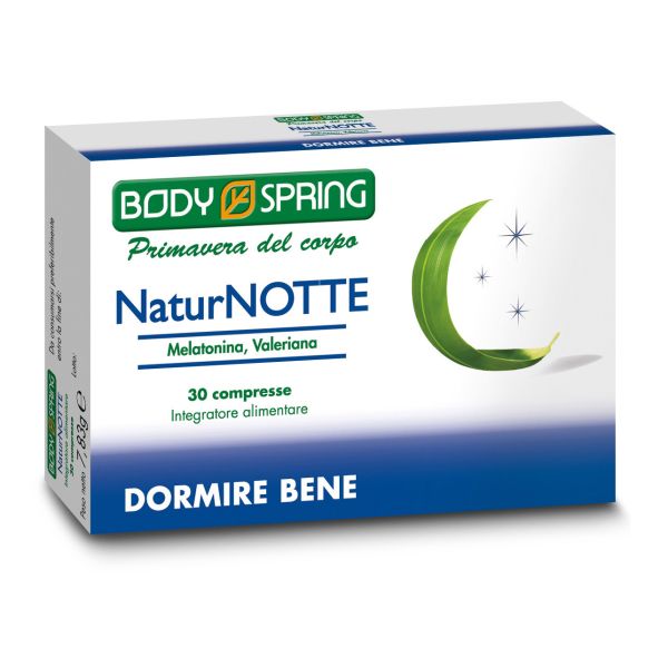 BODY SPRING NATUR NOTTE VALERIANA E MELATONINA 30 TAVOLETTE