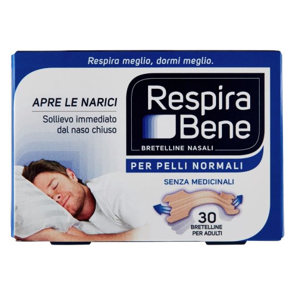 RESPIRABENE CEROTTINI NASALI ADULTO 30 PEZZI