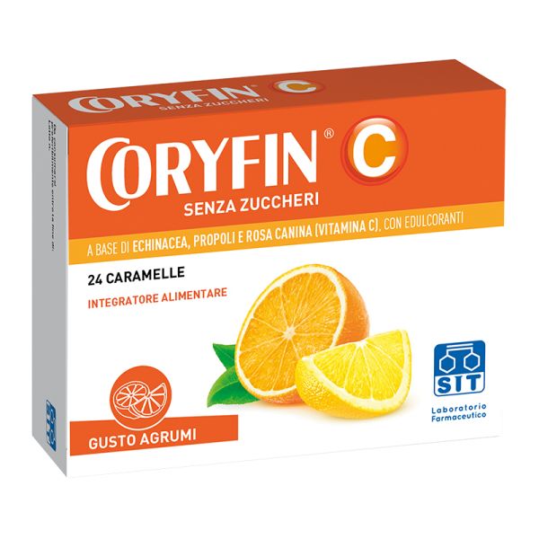 CORYFIN C CARAMELLE SENZA ZUCCHERO AGRUMI 24 CPR