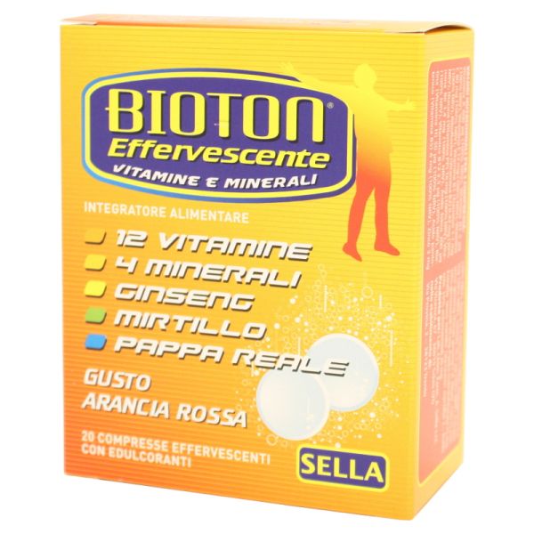 BIOTON EFFERVESCENTE VITAMINE E MINERALI 20 CPR