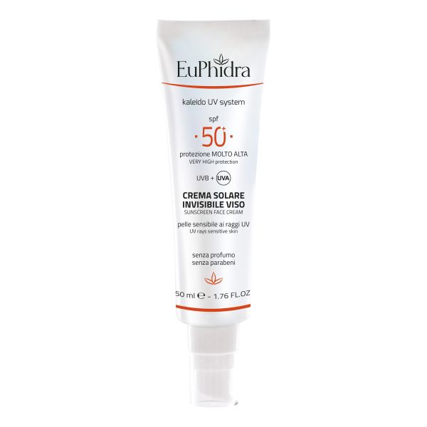 EUPHIDRA KALEIDO UV SYSTEM CREMA SOLARE VISO 50+ INVISIBLE