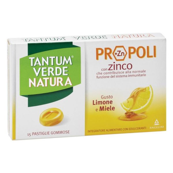 TANTUM VERDE NATURA PASTIGLIE GOMMOSE LIMONE E MIELE 30 G