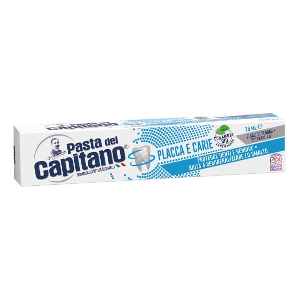 PASTA DEL CAPITANO DENTIFRICIO PLACCA E CARIE 75ML