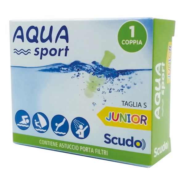 EARPLUG SCUDO AQUASPORT JUNIOR 2 PEZZI