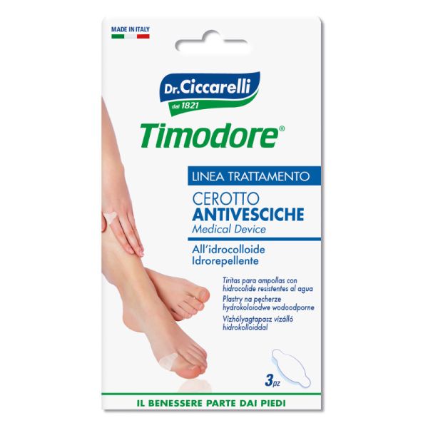 CEROTTO ANTIVESCICA IDROCOLLOIDALE IDROREPELLENTE 15X8 CM IN BUSTINA 3 PEZZI