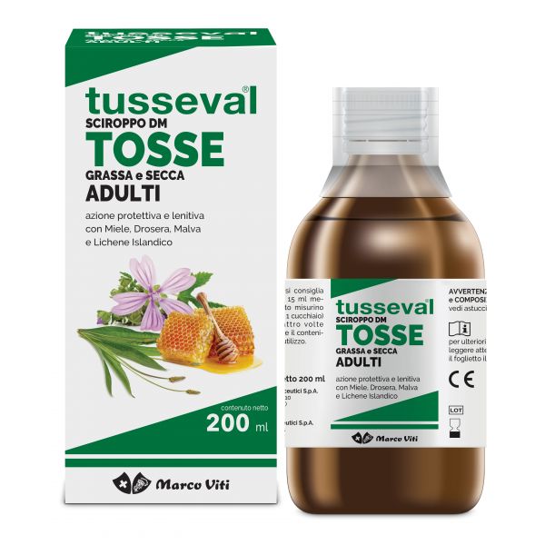 TUSSEVAL SCIROPPO TOSSE ADULTI 200 ML