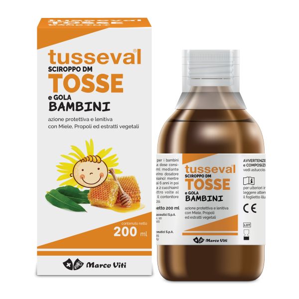 TUSSEVAL SCIROPPO TOSSE BAMBINI 200ML