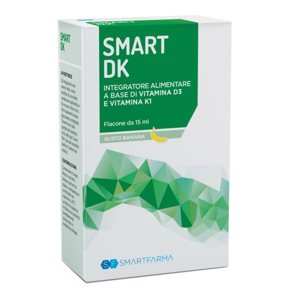 SMART DK VITAMINE D3 + K1 GOCCE GUSTO BANANA 15ML