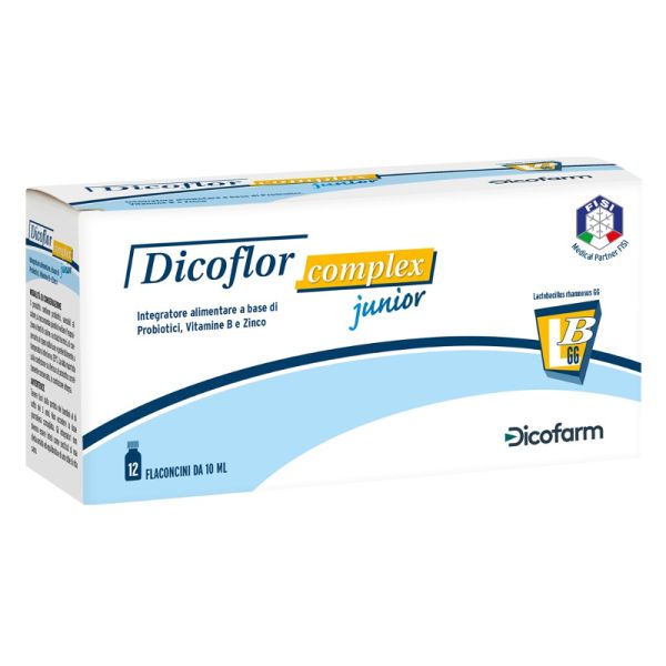 DICOFLOR COMPLEX JUNIOR 12 FLACONI DA 10 ML