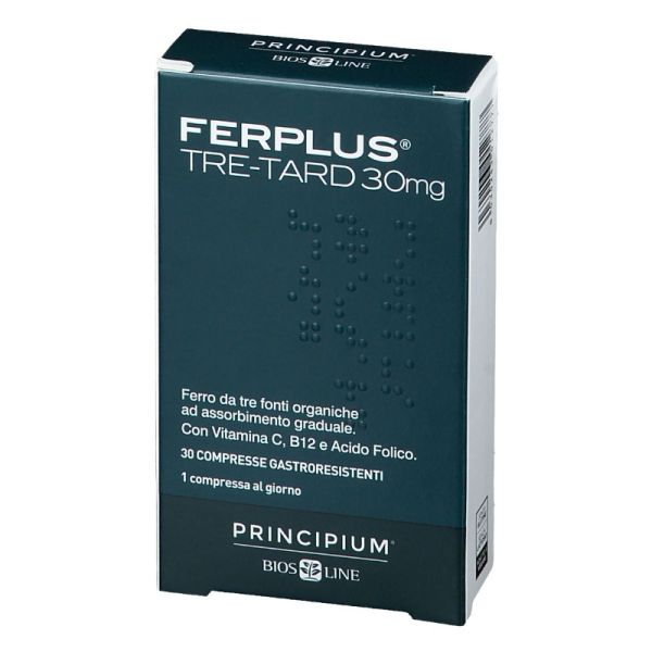 PRINCIPIUM FERPLUS TRE-TARD 30MG 30 CPR