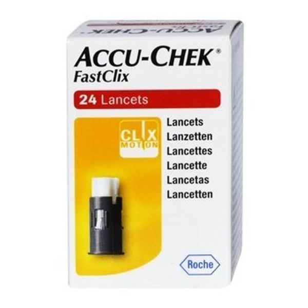 LANCETTE PUNGIDITO ACCU-CHEK FASTCLIX 24 PEZZI