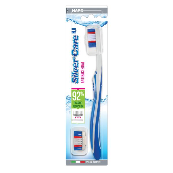 SILVERCARE H2O SPAZZOLINO DURO+RICAMBIO