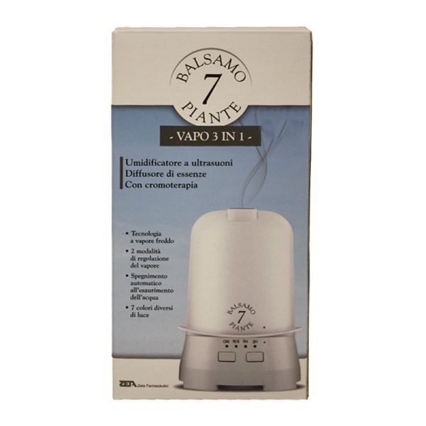 BALSAMO 7 PIANTE VAPO 3 IN 1 UMIDIFICATORE AD ULTRASUONI