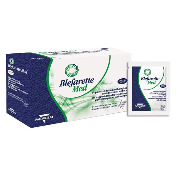 SALVIETTINE OCULARI MEDICATE BLEFARETTE MED 14 PEZZI