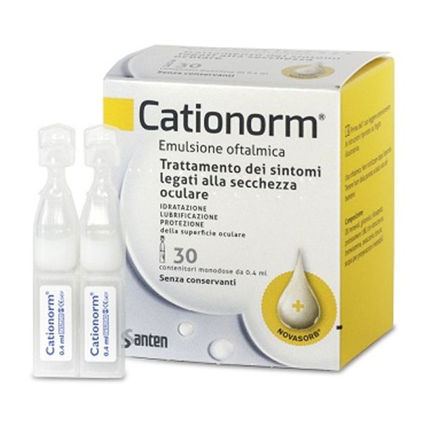 CATIONORM GOCCE 30 FIALE MONODOSE DA 0,4 ML