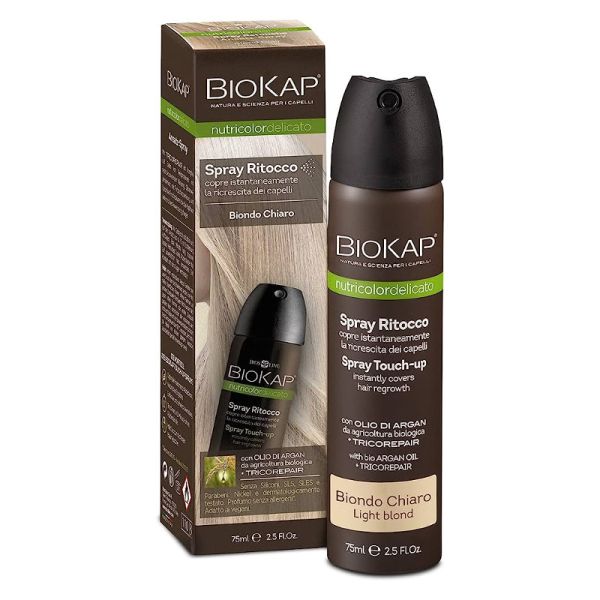 BIOKAP NUTRICOLOR DELICATO SPRAY RITOCCO BIONDO CHIARO 75 ML