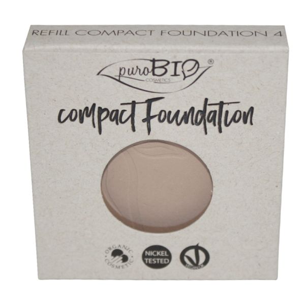 PUROBIO FONDOTINTA COMPATTO REFILL N. 04