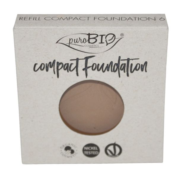 PUROBIO FONDOTINTA COMPATTO REFILL N. 06
