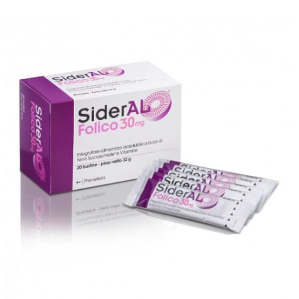 SIDERAL FOLICO 30 MG 20 BUSTINE OROSOLUBILI