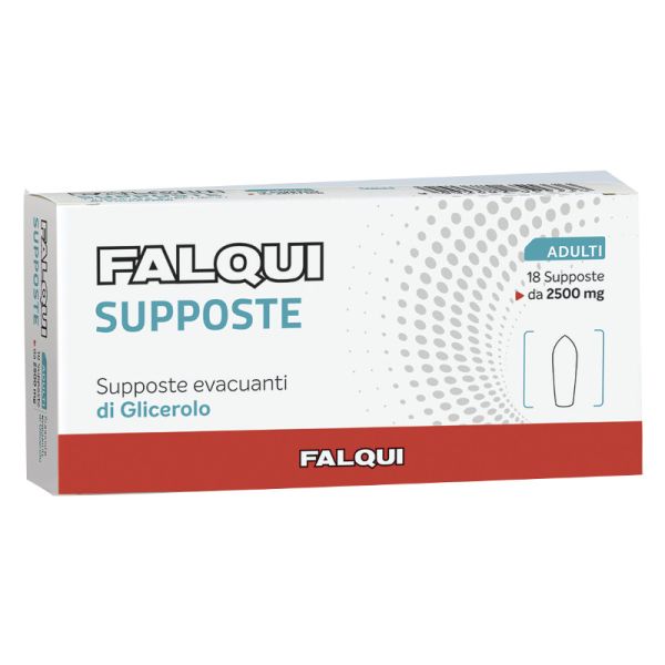 SUPPOSTE FALQUI 18 SUPPOSTE CON GLICERINA 2500MG ADULTI