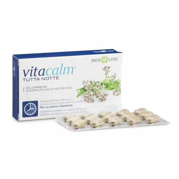 VITACALM TUTTA NOTTE FAST/RETARD 30 COMPRESSE
