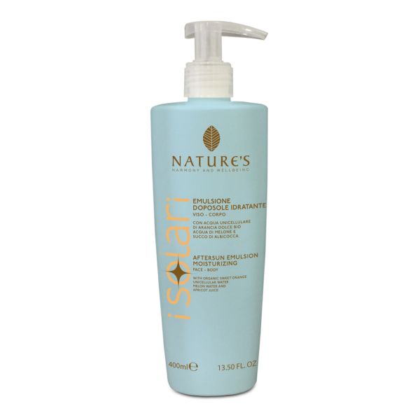 NATURE'S I SOLARI EMULSIONE DOPOSOLE VISO CORPO 400 ML