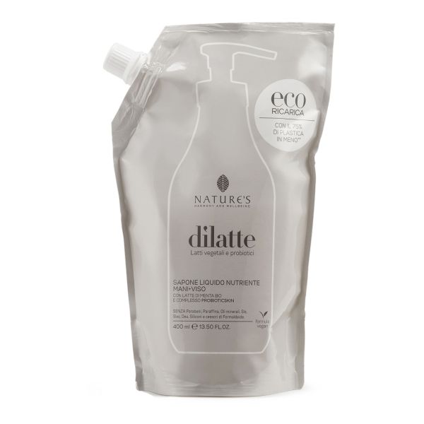 NATURE'S DILATTE SAPONE LIQUIDO MANI/VISO RICARICA 400 ML