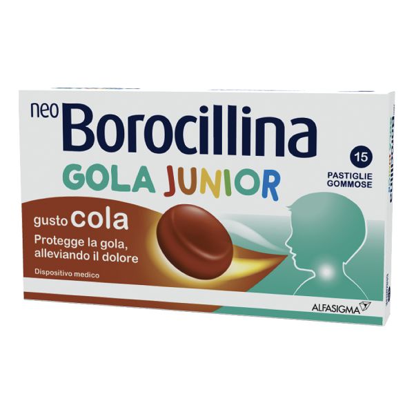 NEOBOROCILLINA GOLA JUNIOR 15 PASTIGLIE
