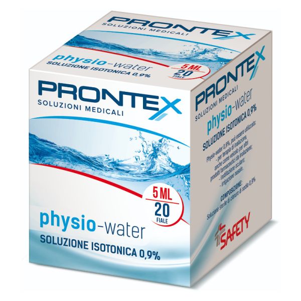 SOLUZIONE FISIOLOGICA PRONTEX PHYSIO ISOTONIC 20 FIALE DA 5 ML