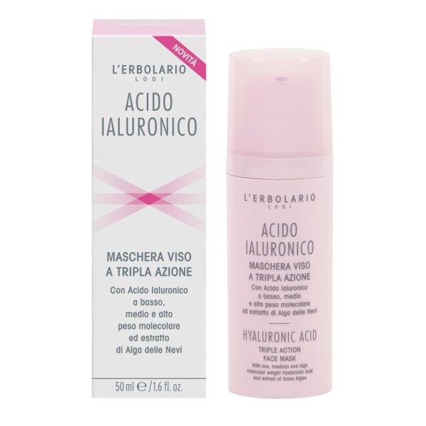 ACIDO IALURONICO MASCHERA VISO TRIPLA AZIONE 50 ML