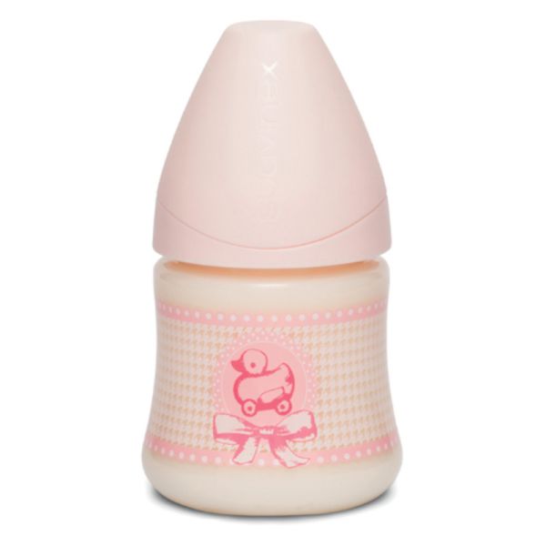 SUAVINEX BIBERON SILICONE ANATOMICO ROSA 150 ML