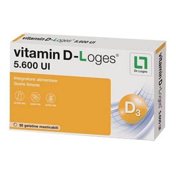 VITAMIN D-LOGES 30 GELATINE MASTICABILI