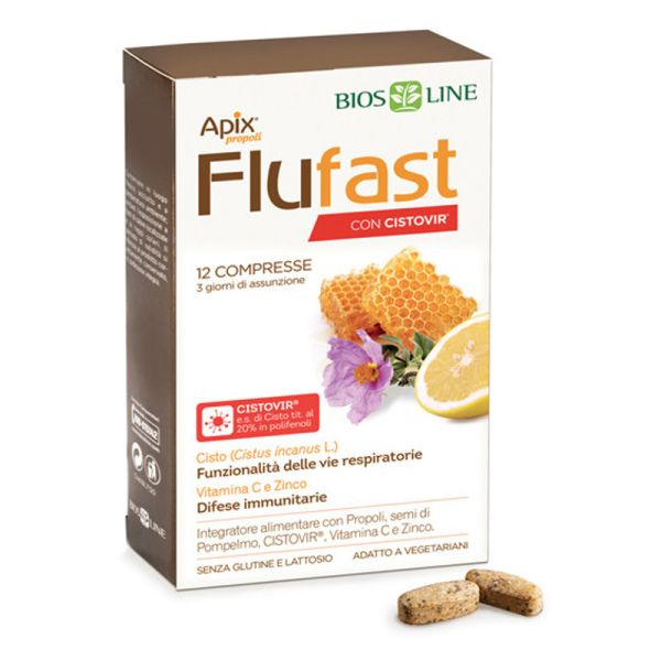 FLU FAST APIX CON CISTOVIR 12 COMPRESSE