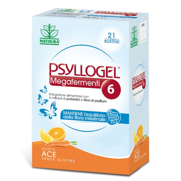 PSYLLOGEL MEGAFERMENTI 6 ACE ASTUCCIO 21 BUSTINE