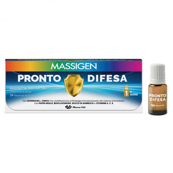 MASSIGEN PRONTO DIFESA 14 FLACONI X 10 ML