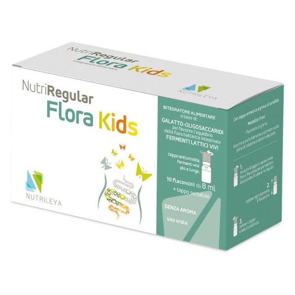 NUTRIREGULAR FLORA KIDS 10 FLACONCINI