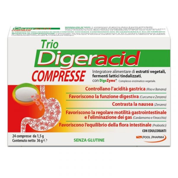 TRIO DIGERACID 24 COMPRESSE