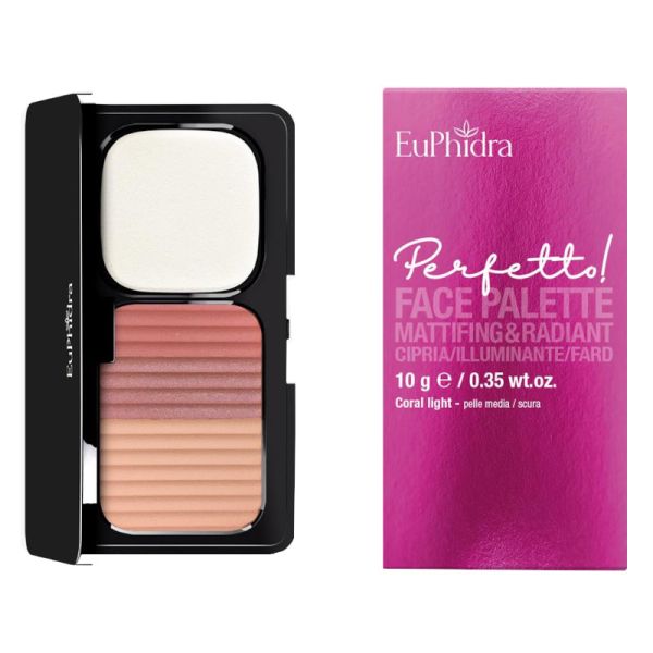 EUPHIDRA FACE PALETTE CORAL LIGHT