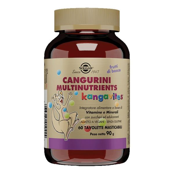 CANGURINI MULTINUTRIENTS FRUTTI BOSCO 60 TAVOLETTE