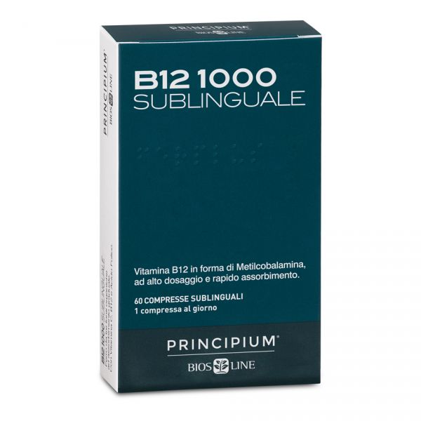 PRINCIPIUM B12 1000 60 COMPRESSE SUBLINGUALI