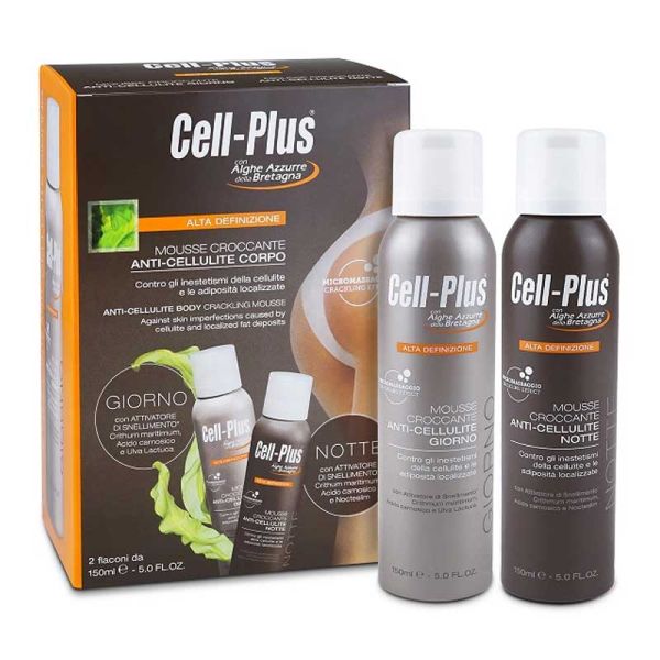 CELL-PLUS ALTA DEFINIZIONE MOUSSE CROCCANTE ANTICELLULITE CORPO 150 ML X 2