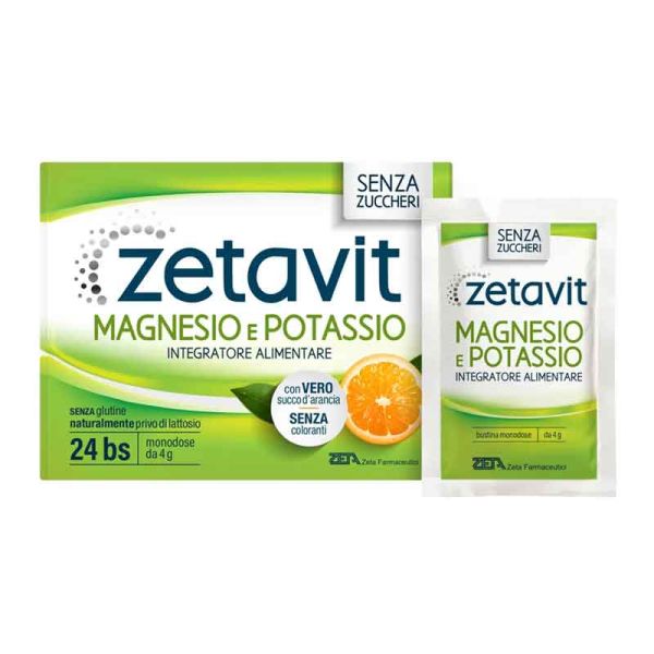 ZETAVIT MAGNESIO POTASSIO SENZA ZUCCHERO 24 BUSTINE