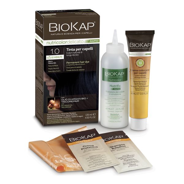 BIOKAP NUTRICIKIR DELICATO RAPID 1,0 NERO 135 ML