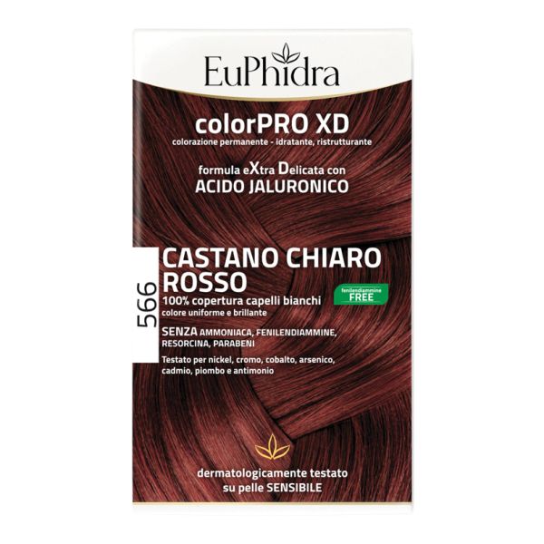 EUPHIDRA COLORPRO XD 566 CASTANO CHIARO ROSSO