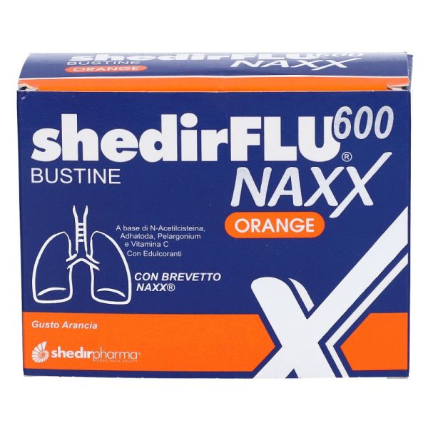 SHEDIRFLU 600 NAXX ARANCIA SENZA ZUCCHERI 20 BUSTINE