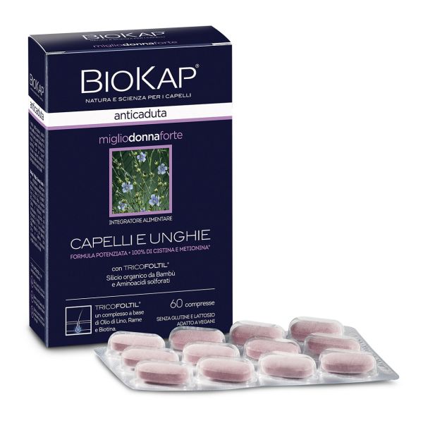 BIOKAP ANTICADUTA MIGLIO DONNA FTE 60CPR