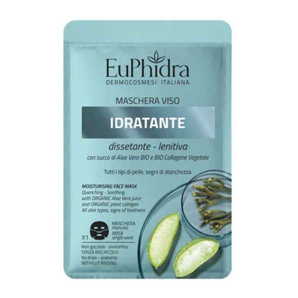 EUPHIDRA MASCHERA VISO IDRATANTE 1 PEZZO