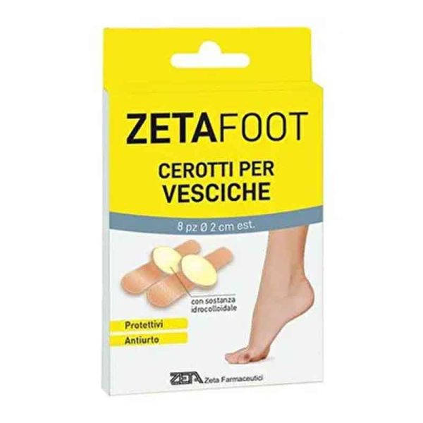 ZETA FOOT CEROTTO IDROCOLLOIDALE VESCICHE 8 PEZZI