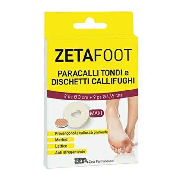 ZETA FOOT PARACALLO TONDO 8 PEZZI + DISCHETTI PARACALLO 9 PEZZI