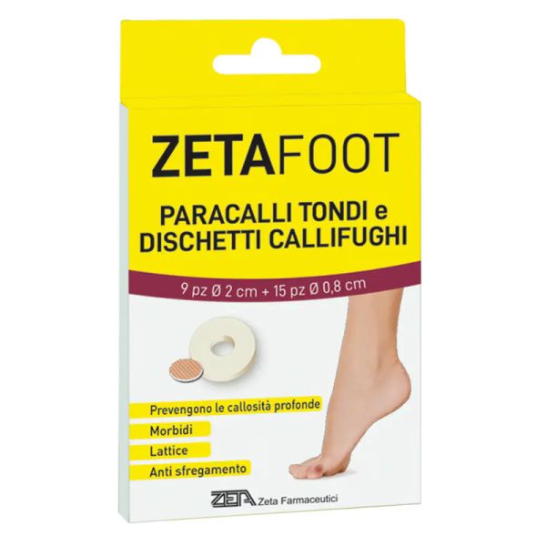 ZETA FOOT PARACALLO TONDIO9 PZ + DISCHETTO CALLIFUGO 15 PZ